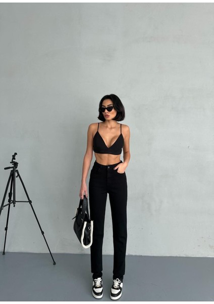 Tommytom Lara Ciqulata Julia Cindy 90LAR Siyah Jean Pant.