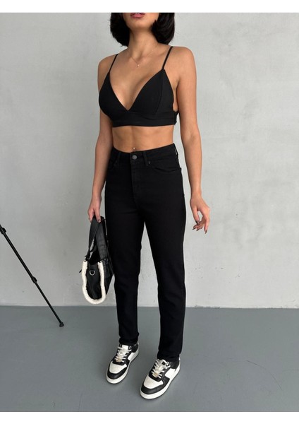 Tommytom Lara Ciqulata Julia Cindy 90LAR Siyah Jean Pant. fırsatları