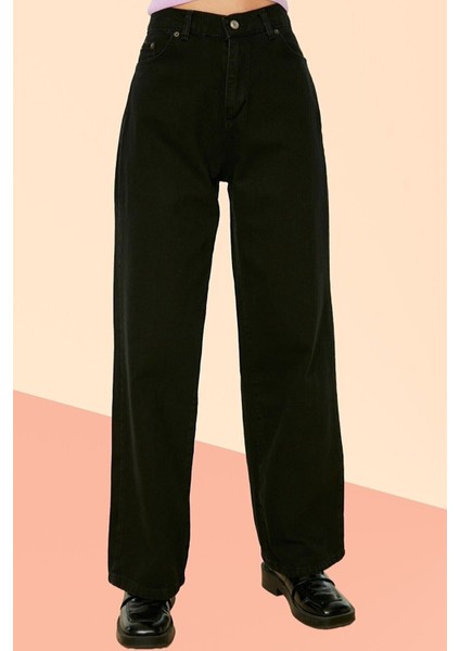 Tommy Pamela Rose Extra Yüksek A.c.a.i.p S.o.l.m.a.z Siyah Salaş Jean Palazzo 2025 fırsatları