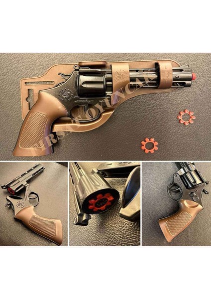 Metal Kapsül Mermili Kovboy Silah Çat Pat Metal Silah fırsatları