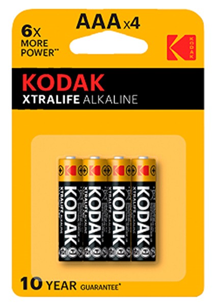 2 Adet Kodak Xtralife Alkalin Ince Pil 4'lü