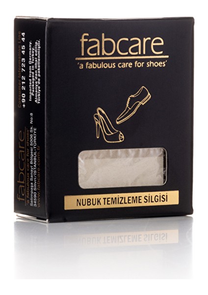 3 Adet Fabcare Nubuk Silgi