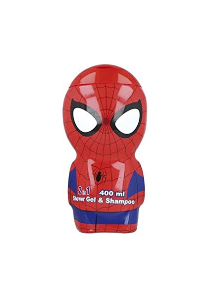 4 Adet Air-Val Spiderman 2d Duş Jeli Şampuan