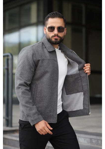 Claassics Men Erkek Oversize Kısa Kaşe Kaban Ceket - 7435 modelleri