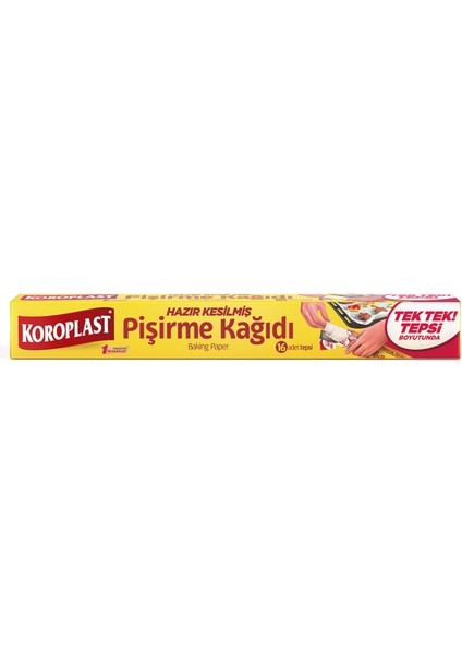 Pişirme Kağıdı Hazır Kesilmiş 16'lı 2 Adet