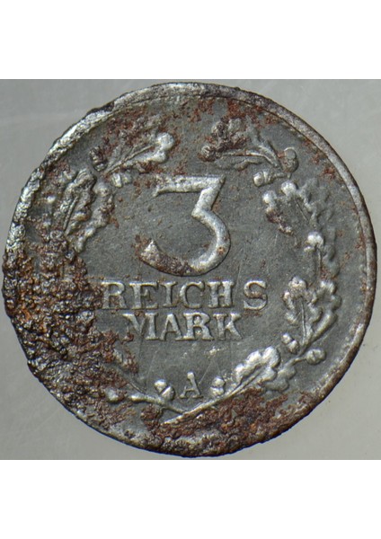 Almanya 3 Mark 1925 Oyun Jetonu. 15 mm Çinko. fiyatları