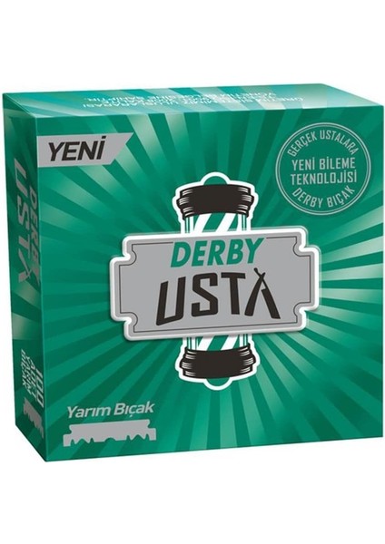 Derby Usta Single Edge Berber Bıçağı 100'LÜ