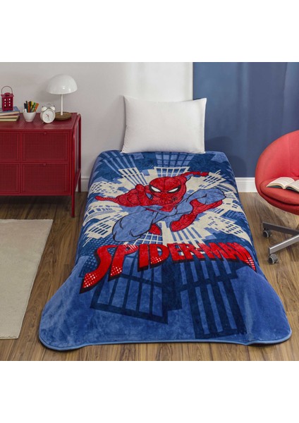 Lisanslı Spiderman Pop Tek Kişilik Battaniye