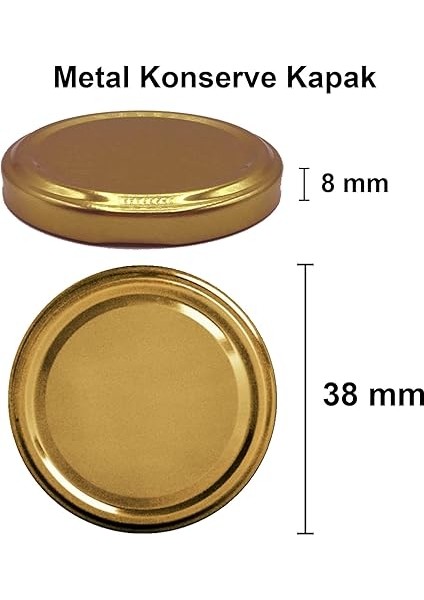 250 ml Metal Kapaklı Meyve Suyu, Meşrubat, Limonata Şişesi 250 cc Cam Şişe 6 Adet (Altın/gold) fırsatları