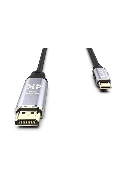 ITCH-02TX Type-C To HDMI 4K 2 Metre Kablo Uzunluğu 4K Hd 3840 2160 30Hz Çözünürlükte Görüntü Aktarımı 1.4 Versiyon Geriye Dönük Uyumlu Type-C Giriş HDMI Çıkış Altın Uçlu fiyatları