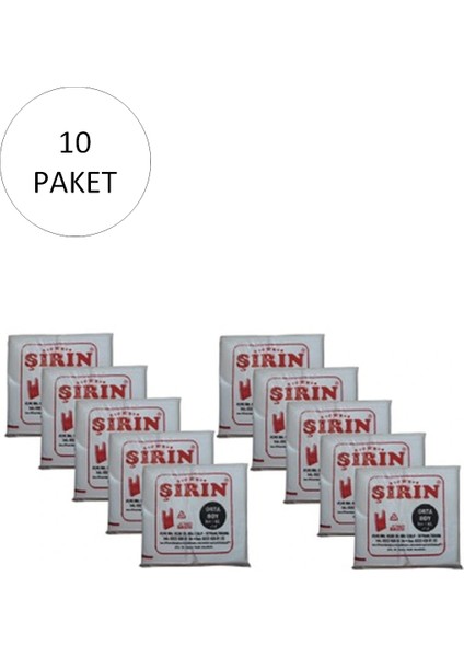 Litaetrend Beyaz Kalın Atlet Poşet Orta Boy 28X50 cm 1 kg 10 Paket (Takriben 750 Adet)