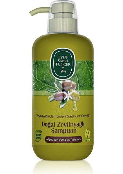2 Adet Eyüp Sabri Tuncer Şampuan Zeytinyağlı 600 ml