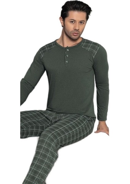 Massimo Kışlık Interlok Kumaş Erkek Pijama Takımı M/2xl fırsatları