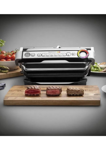 Premum Kalite 2000W Güç, Döküm Plaka ve Akıllı Sensör Teknolojisiyle Tefal Optigrill Farkı!+Mutfak Tartısı Hediyeli