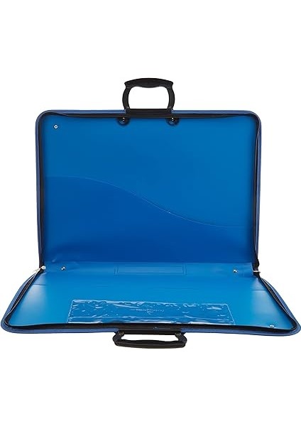 Proje Çantası Mavi, 38X55 Cm, Askılı Taşıma, Kalemlikli, Sert Kapaklı, El Yormayan Ergonomik Kulp modelleri