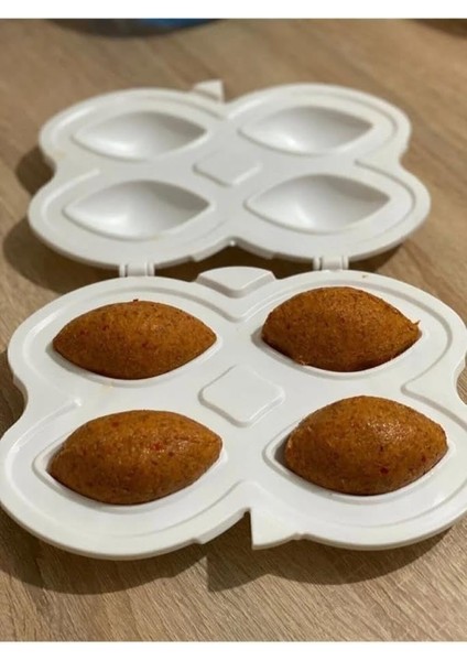 Life 4 Lü Yapışmaz Beyaz Içli Köfte Kabı Aparatı MIT1111