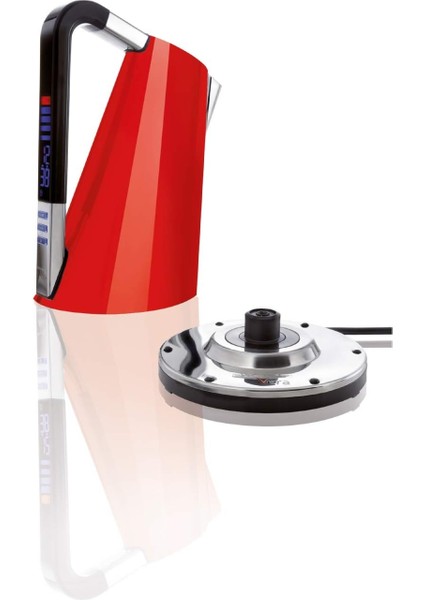 Elektronik Ayarlı Parlak Kırmızı Su Isıtıcısı