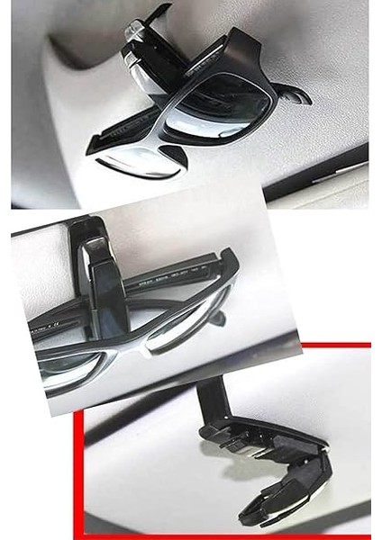 Çok Amaçlı Araç Içi Mandallı Gözlük Kartlık Kağıt Tutacağı Klips modelleri