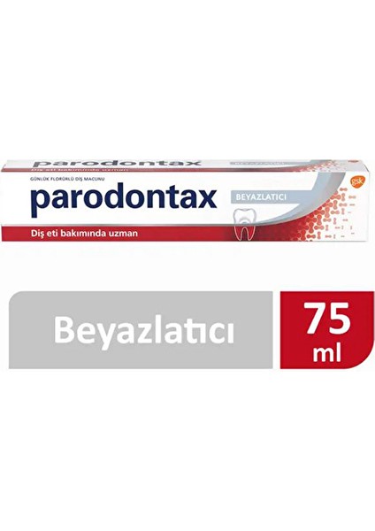 4 Adet Parodontax Diş Macunu 75ML Beyazlatıcı