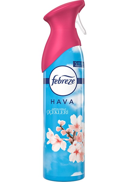 4 Adet Febreze Oda Kokusu Aerosol 185 ml Japon Kirazı