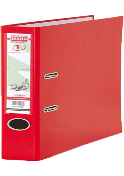 Büro Klasör Geniş Plastik Kırmızı 2030