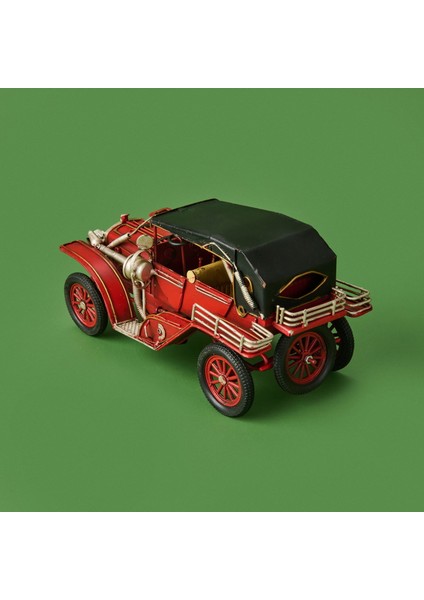Home Dekoratif Metal Araba - Kırmızı - 24X12 cm modelleri