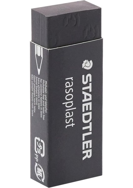 526 B209 Rasoplast Siyah Silgi 65X23X13 mm