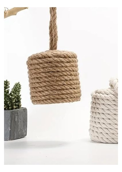 Adet Vintage Jüt Örgülü Kapı Stoperi Ağırlıklı Zemin Takozu Ev ve Ofis Oda Kullanımı Için Dekor (Jüt) modelleri