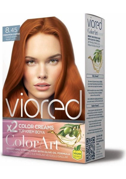 Viored Colorart Set Boya Tarçın Bakırı 8.45 3 Adet