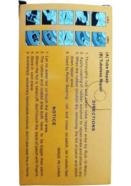 Adet Bisiklet Lastik Top Tamir Yama Seti Soğuk Yama fırsatları