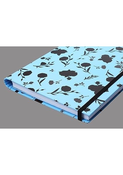 Journals 16,5X22,5 cm Gizli Spiralli Çizgisiz Defter Tarihsiz Not Defteri - Floral Damask modelleri