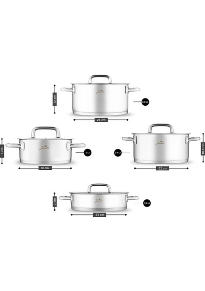 Metalix 14 Parça Tencere Seti indirimleri