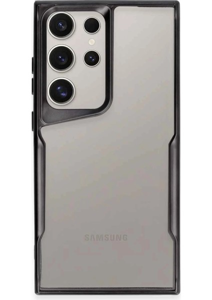 Samsung Galaxy S23 Ultra Kılıf Boyi Silikon Kapak - SIYAH-(5796) - N917J196-M85917