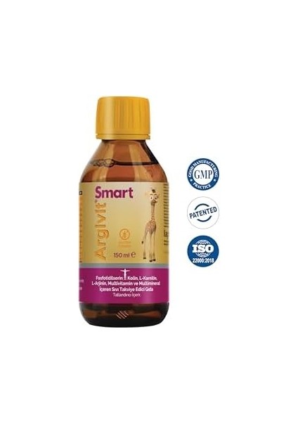 Argıvıt Smart Şurup 150 ml 8682408684031 modelleri