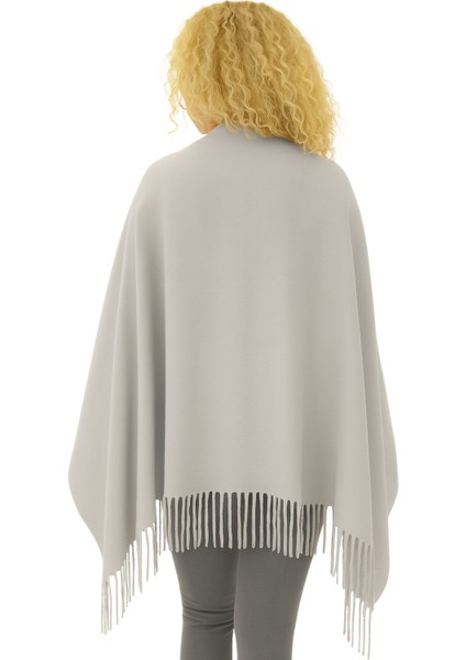 1 Adet Kadın Büyük Bedene Uygun Ekstra Yumuşak Dokulu Püskül Detaylı Kışlık Atkı Omuz Şalı fırsatları