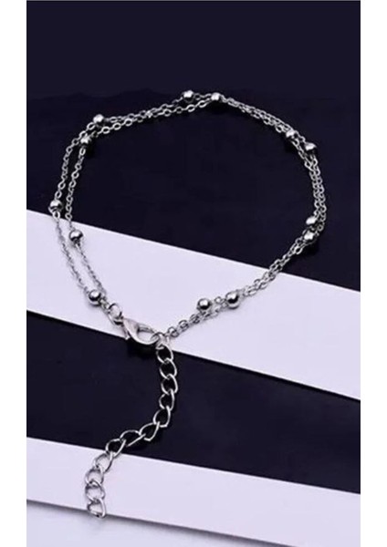 2'li Şık ve Modern Zincirli Halhal ile Tarzınızı Yansıtın