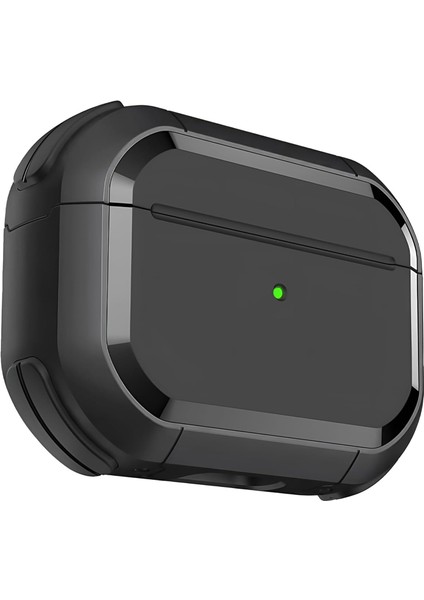 Pro 2. Nesil Için Armor Serisi Darbelere Karşı Ultra Güçlü Koruma Fiber Karbon Arka Tasarım Kılıfı (Pro 2, Siyah)