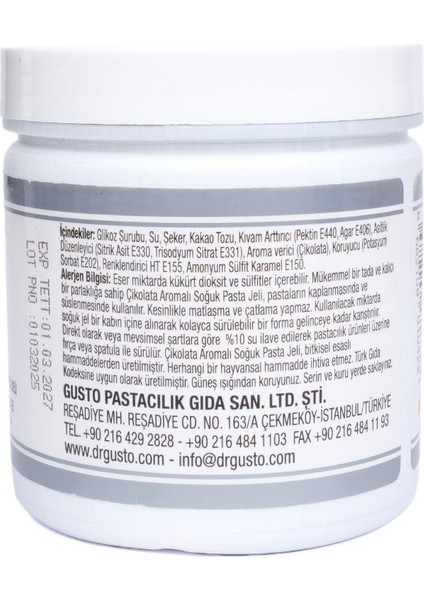 Çikolatalı Jöle 250 G – Pasta, Tatlı ve Cheesecake Üzeri Parlak Kıvamlı Kaplama modelleri