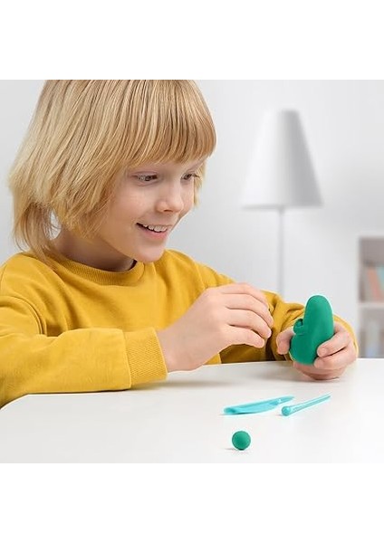 Clay Canavarlar - Cyclops, Terry, Pi Seti - Çocuklar Için Hava ile Kuruyan Kil Seti - 6 Kutu Şekillendirme Aletleri ile Eğlenceli Uygulama Talimatları indirimleri