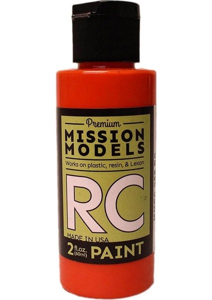 Models MMRC-055 Su Bazlı Rc, 56 ml Şişe, Şeffaf Turuncu
