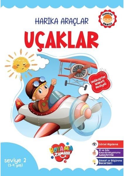 Harika Araçlar – Uçaklar Seviye 2 (3-4 Yaş)