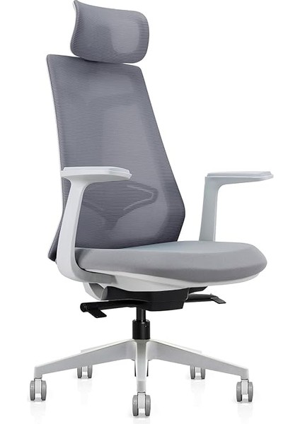 XD-1010 Fileli Başlıklı Çalışma Koltuğu Gri modelleri