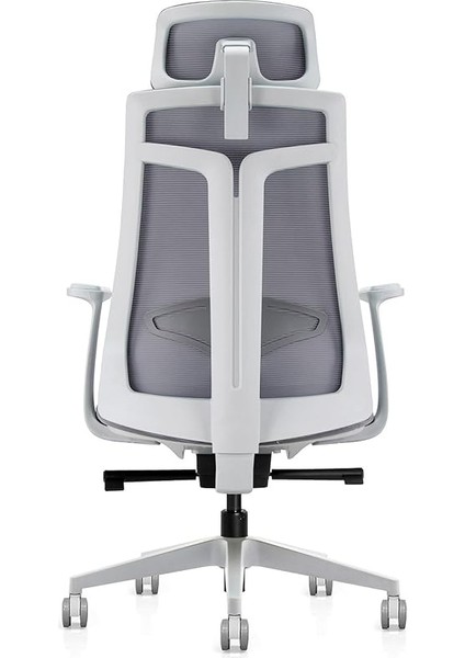 XD-1010 Fileli Başlıklı Çalışma Koltuğu Gri indirimleri