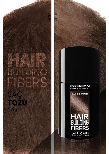 Tozu Dolgunlaştırıcı Koyu Kahverengi Saç FIBERI-27GR modelleri