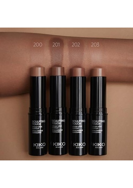 Kiko Milano Kontür - Sculpting Touch Creamy Stick Contour - 200 Hazelnut - Yüz Hatlarını Belirginleştiren Kremsi fiyatları