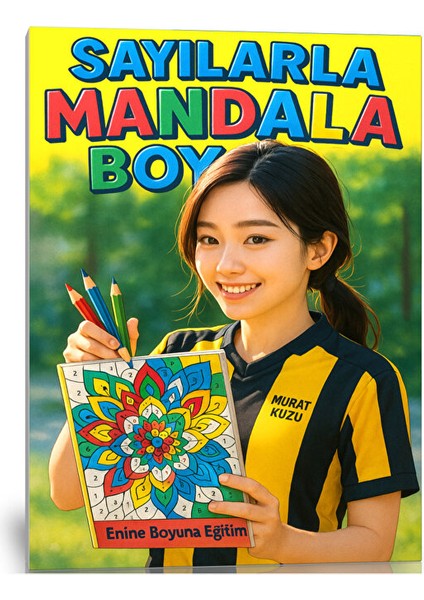 Sayılarla Mandala Boyama Kitabı (Spiralli)