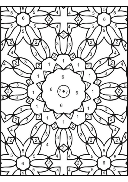 Sayılarla Mandala Boyama Kitabı (Spiralli) fiyatları