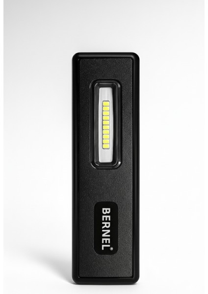 Şarjlı LED Fener LED Lamba Mıknatıslı Askı Aparatlı 400 Lümen Siyah Renk