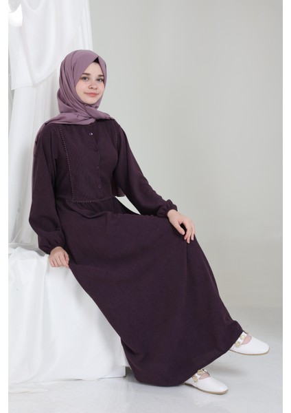 Melora Kız Çocuk Kadife Elbise Mürdüm fırsatları