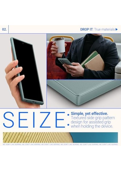 Galaxy S24 Ultra ile Uyumlu Kılıf Parallax Green - ACS07319 modelleri